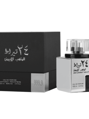 24 Carat White Gold Lattafa Perfumes 100ml